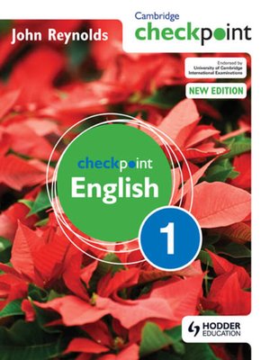 cover image of Cambridge Checkpoint English Student's Book 1